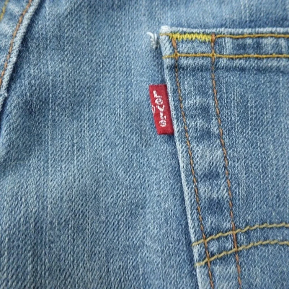 VTG Levis Jeans Mens 38X32 Dark Blue Denim Pants 567 Loose Boot Cut Western‎ Y2K